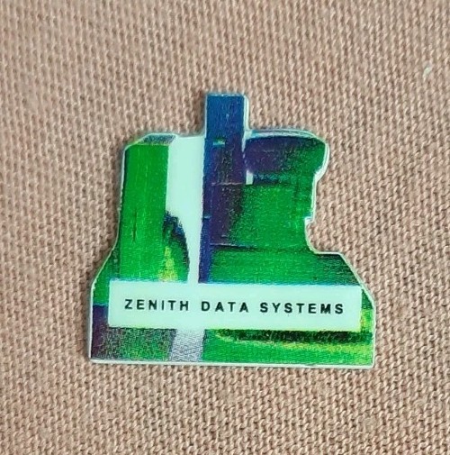 Vintage Zenith Data Systems Computer Company Jacket Lapel Pin