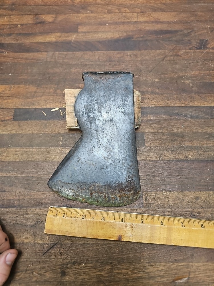 D28- Vintage Plumb Rockaway Pattern Axe Head 3 lb 13 oz