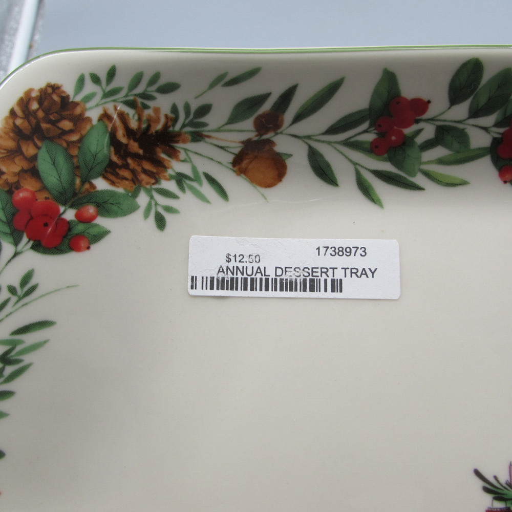Spode Christmas Tree Annual Dessert Tray