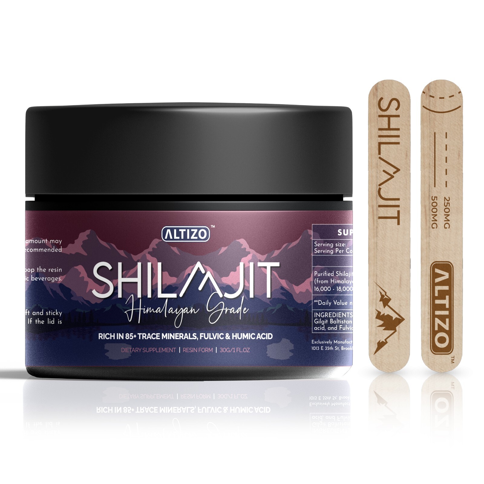 Pure 100% Himalayan Shilajit Resin, Organic, Extremely Potent, Fulvic Acid, 30g