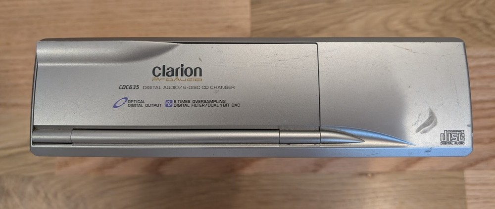Clarion CCD635 C-Bus 6 Disc Cd Changer For Saab Please Read Description