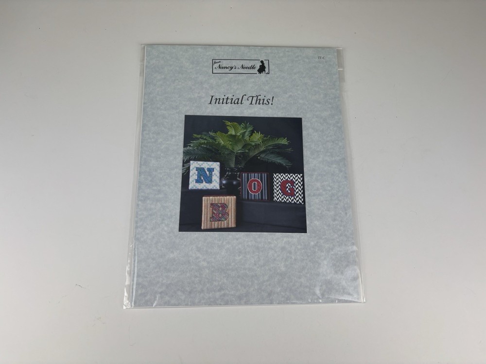 From Nancy’s Needle Initial This! Needlepoint Pattern 1S