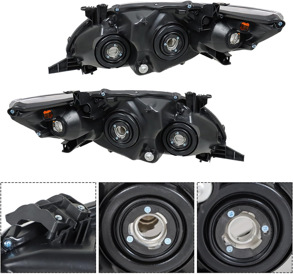 Headlight Headlamp Assembly Replacement for Toyota Corolla 2011 2012 2013 Projec