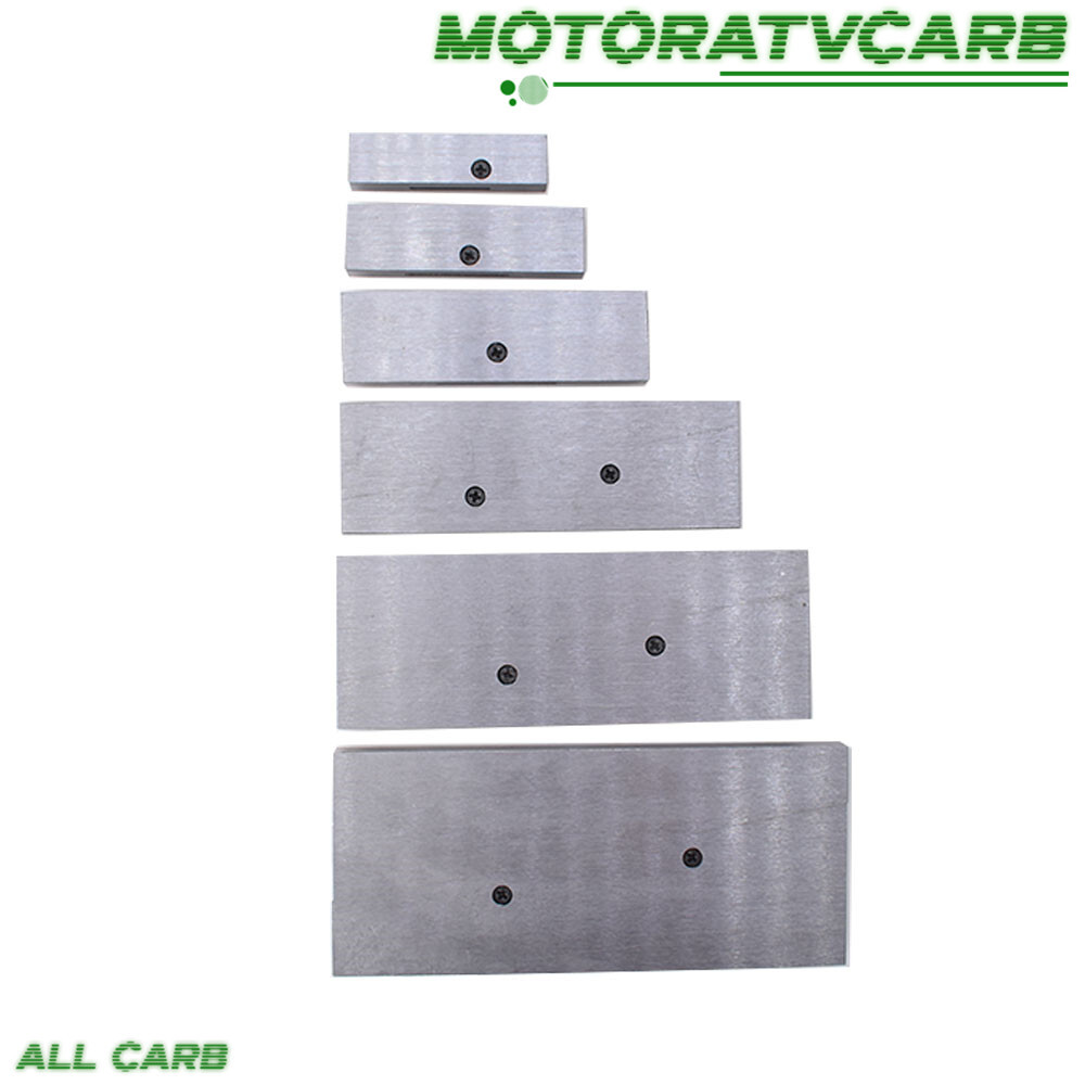 ALL-CARB 6 Pack ADJUSTABLE PARALLEL SET 3/8" - 2-1/4" For Layout Inspection