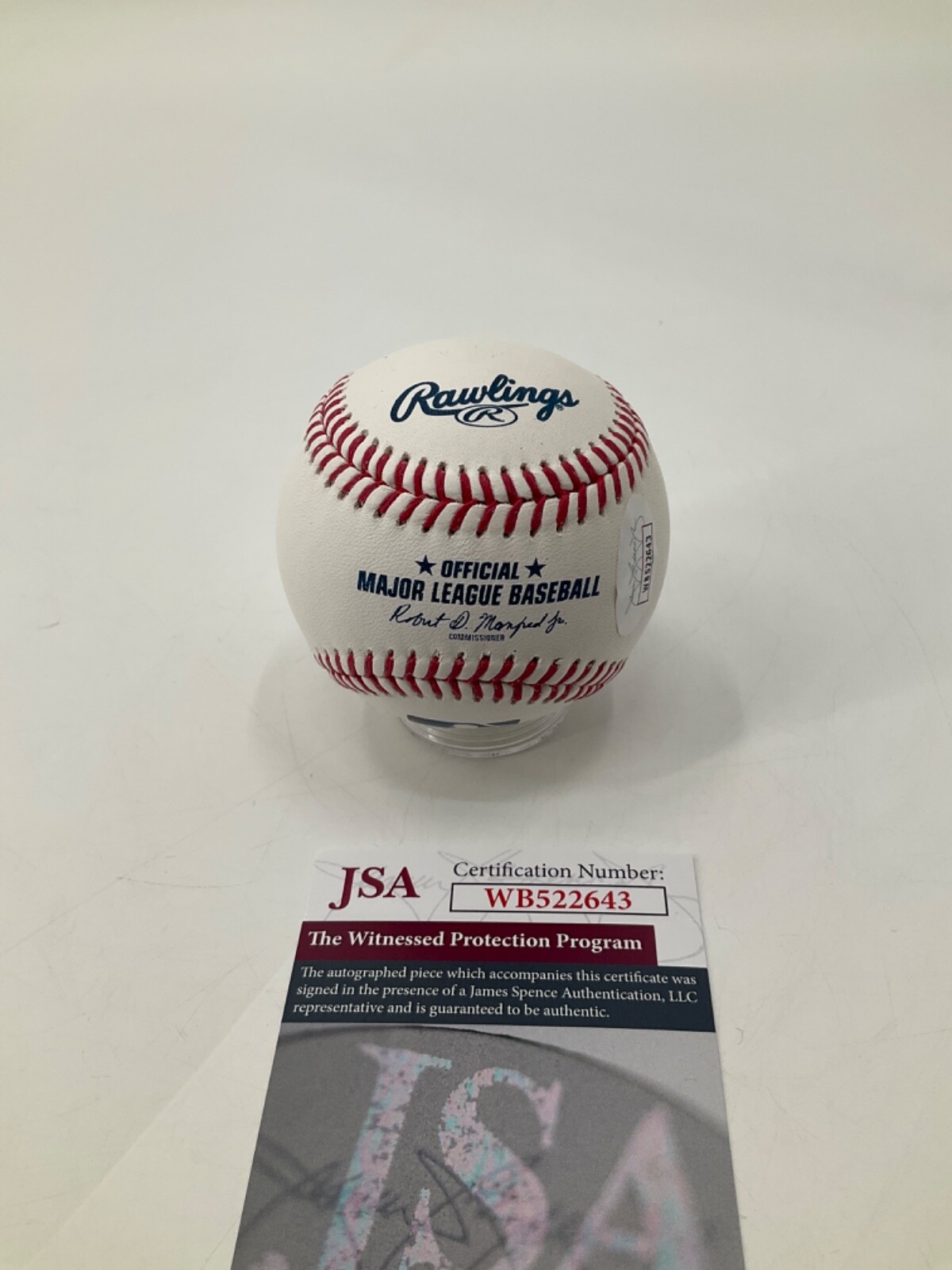 LIVAN HERNANDEZ MIAMI MARLINS SIGNED MLB BASEBALL JSA WITNESS COA 2 INSC.