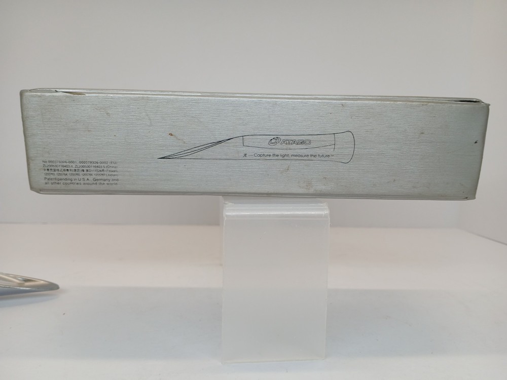 ATAGO MASTER-ALPHA Refractometer 0.0 to 33.0% Model: 2311 MASTER-ALPHA