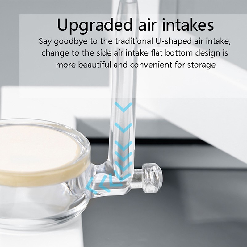 Aquarium CO2 atomizer transparent CO2 diffuser purifier integrated PC material