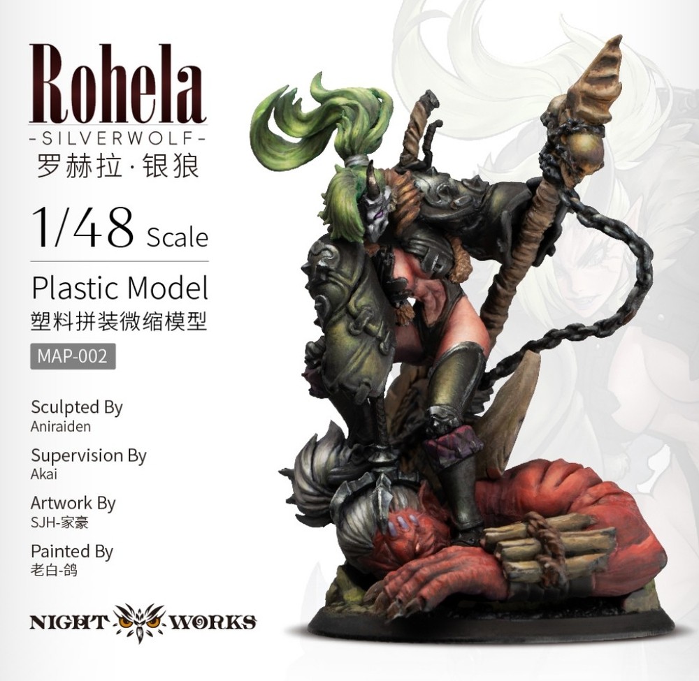 Nightworks MAP-002 1/48 Scale 35mm level  Rohela-Silverwolf Plastic Model