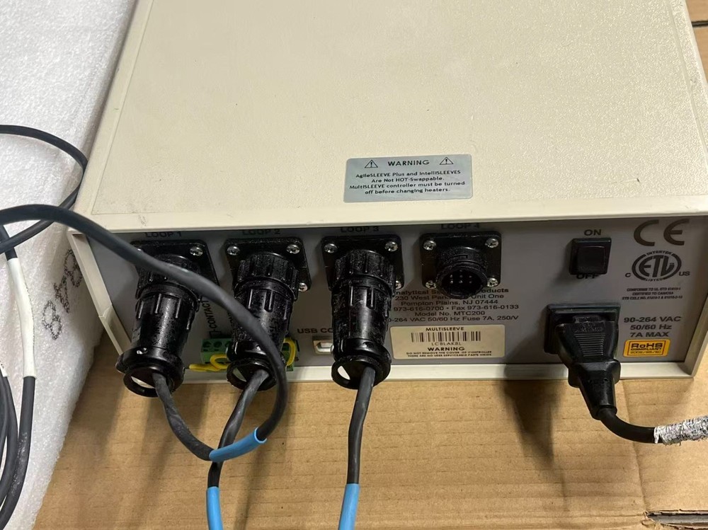 Analytical Sales & Products MultiSLEEVE MTC200 Temperature Controller，tested