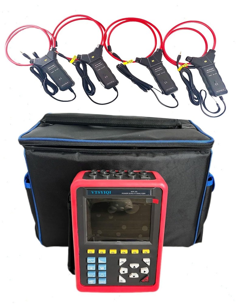 Power Quality Analyzer Recorder with Current Clamp Range 10A~6000A USB Interface