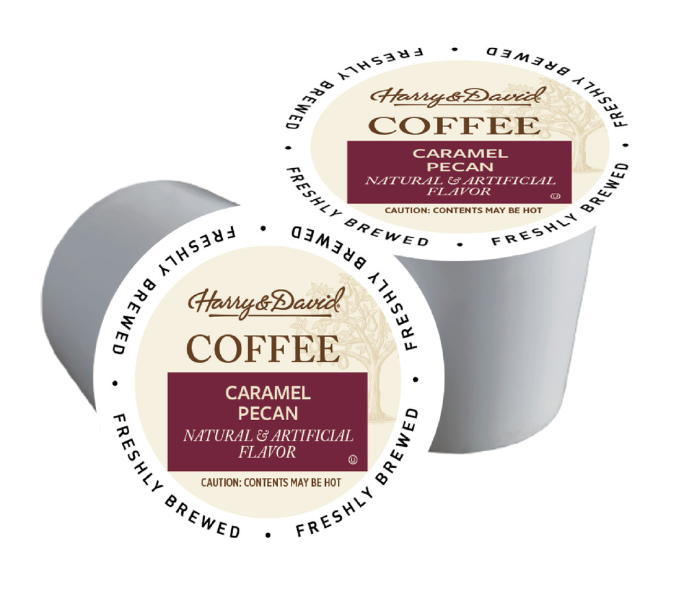 Harry & David Coffee Combo, Maple Walnut,Caramel Pecan 2/18 ct boxes