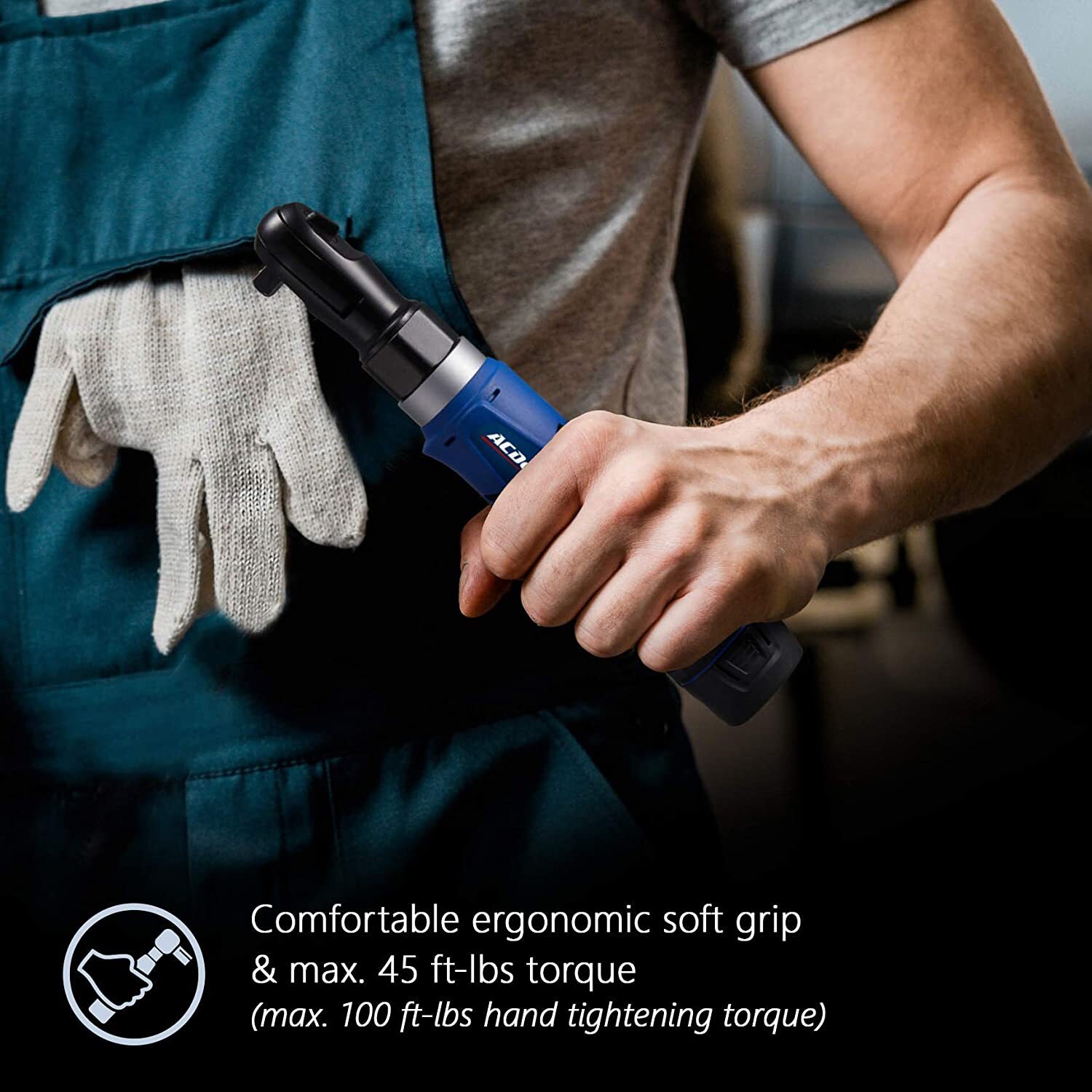 ACDelco G12 series 12V 3/8" Ratchet & Impact Wrench Combo Kit ARW1209-K14