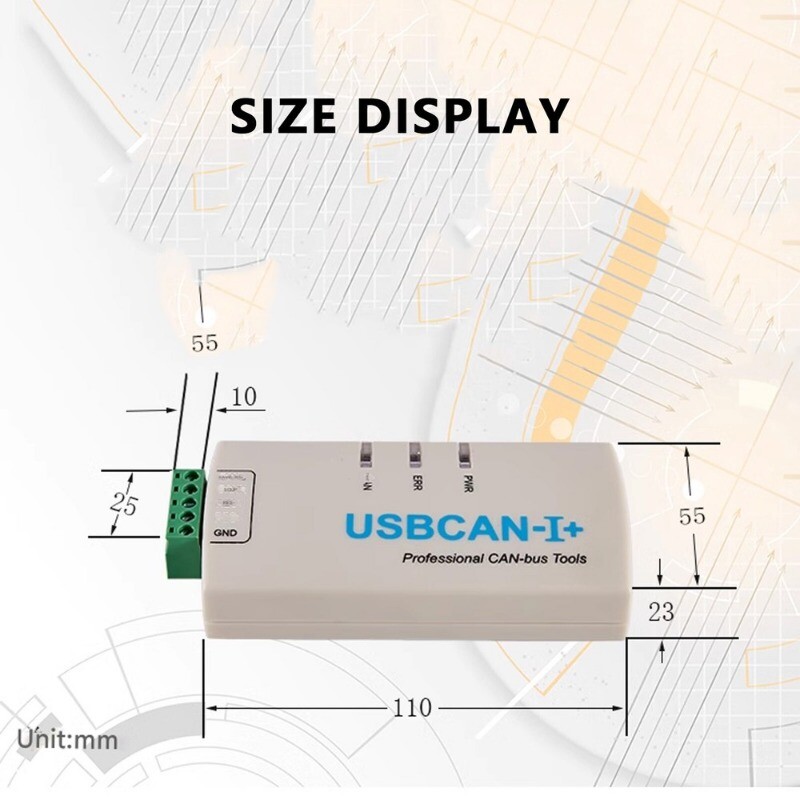 USBCAN-I Single Channel with Isolation Smart Analyzer Professional CAN BUS Tool
