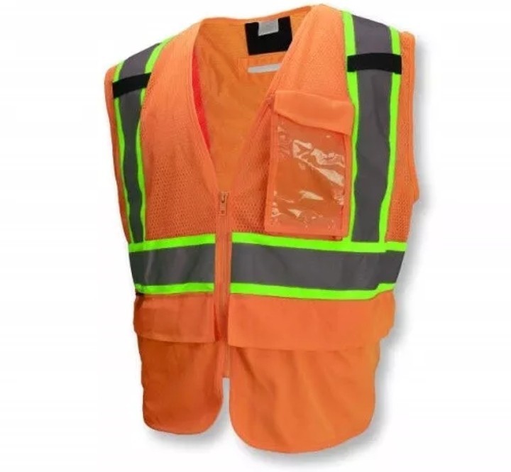 New Multipurpose Surveyor Tether Vest with Contrasting Trim