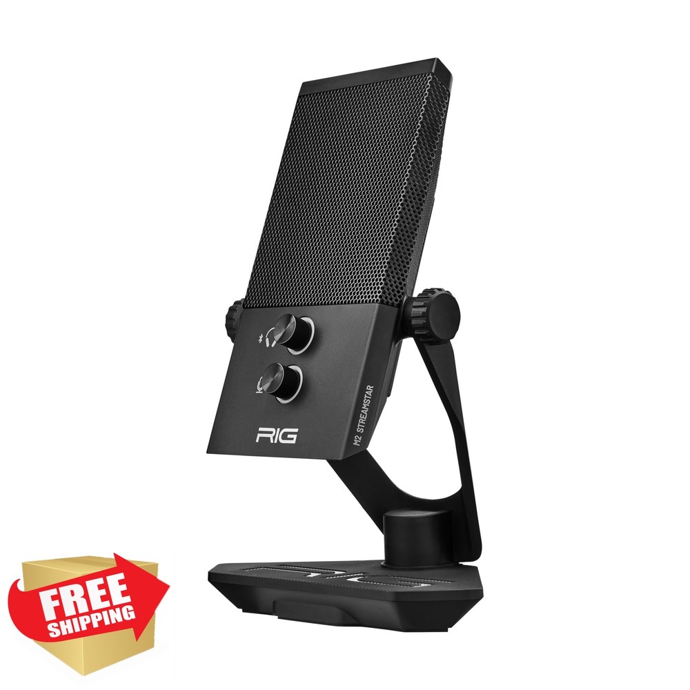 RIG M2 Streamstar Pro HD Streaming USB Mic 24-Bit Bluetooth AptX
