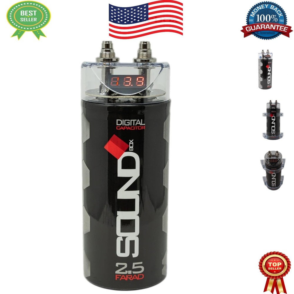 2.5 Farad Digital Capacitor - Reliable Power Source for Car Audio Systems