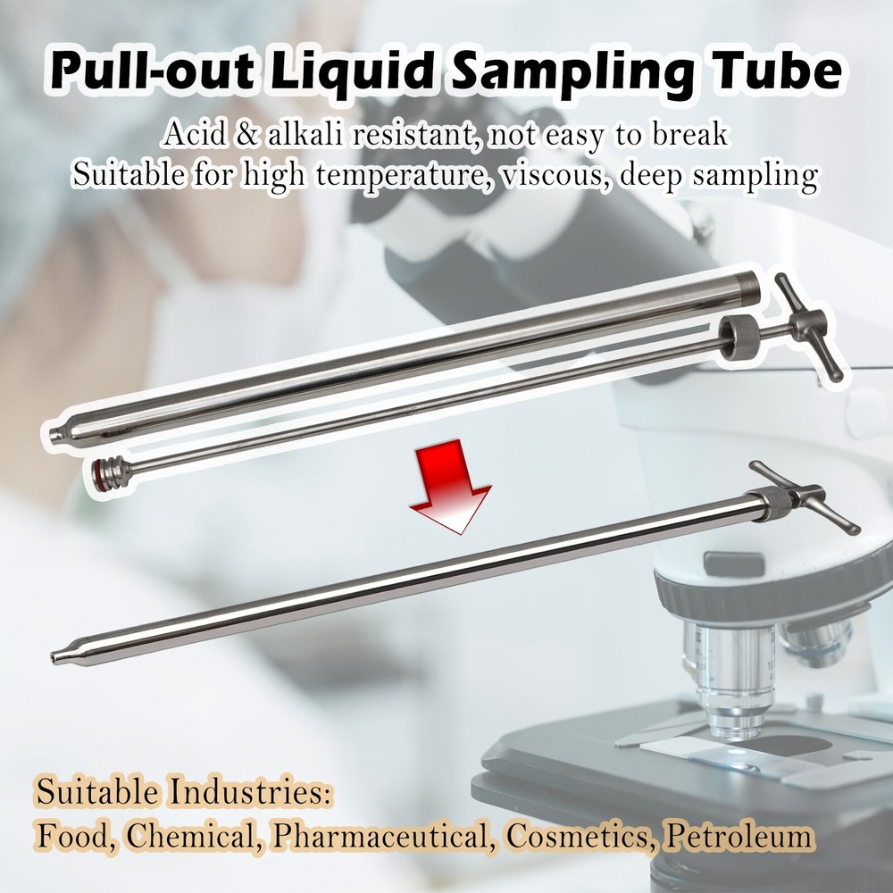 Drum Thief Sampler, Liquid Samplers are Designed to Extract Samples from Drums