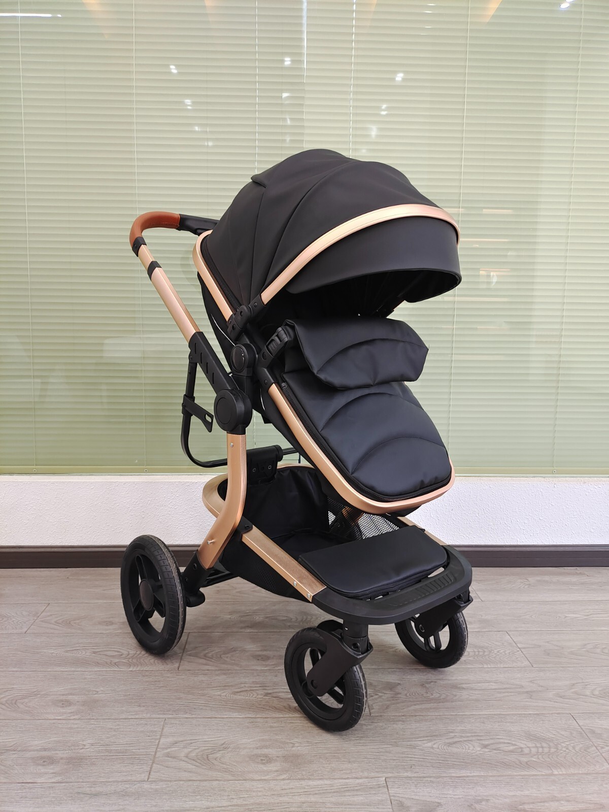 Standard Baby Stroller,Foldable Portable Pram, Baby Carriage Toddler Pushcar