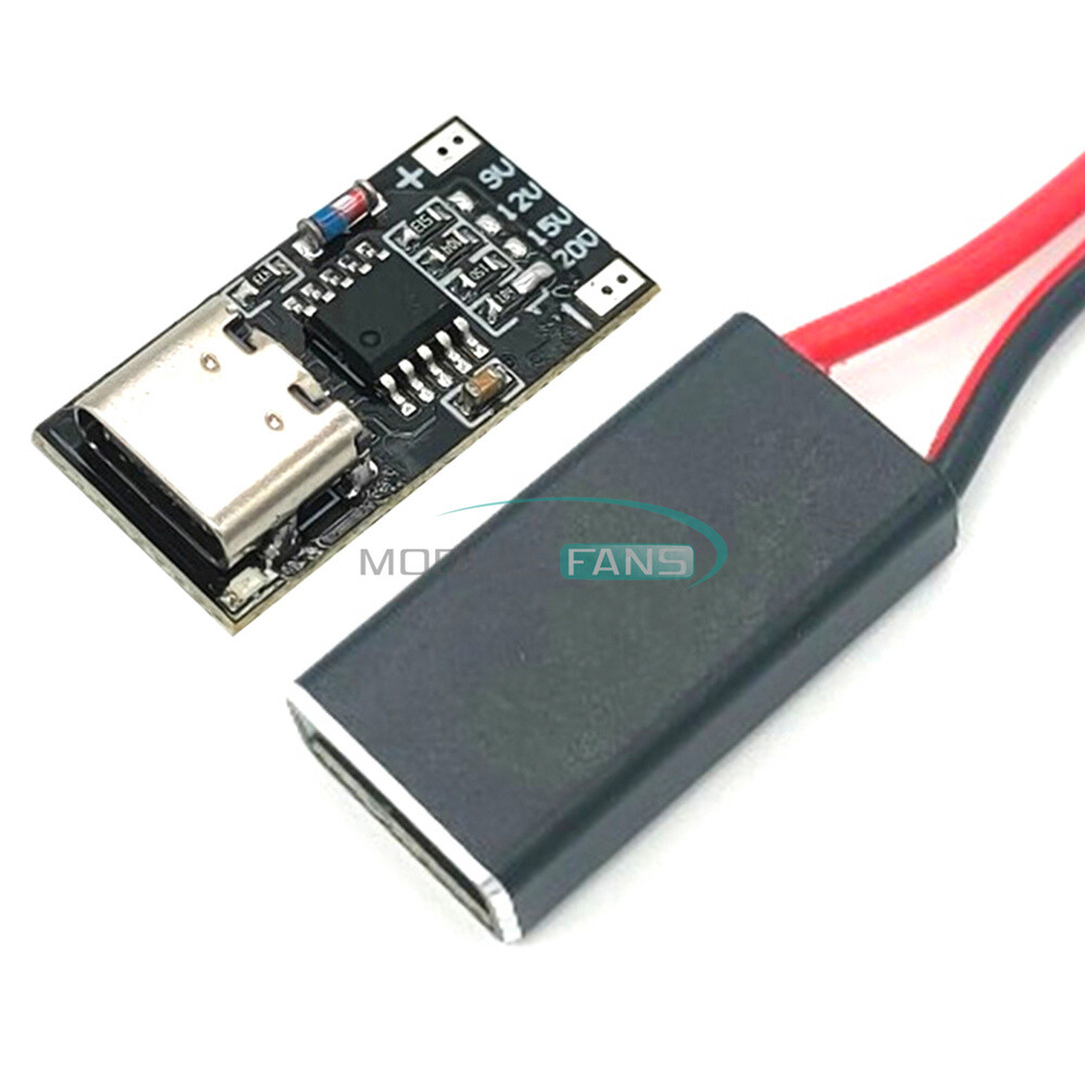 PD 3.0 QC 4.0 Decoy Board Fast Charge Type-C USB Boost Module & Housing Shell