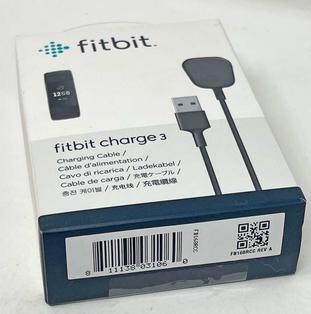 Fitbit Charge 3 USB Cable FB168RCC New Unopened