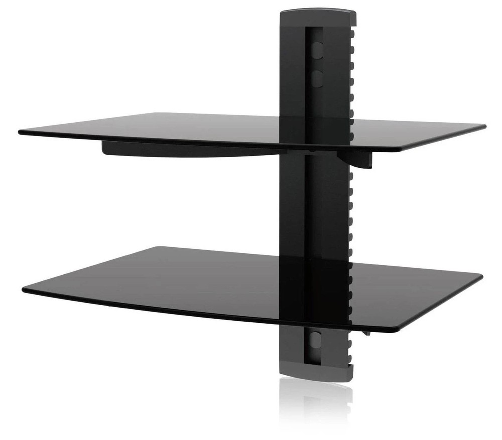 Ematic EMD212 Adjustable 2 Shelf for DVD Player, Cable Box, with HDMI Cable