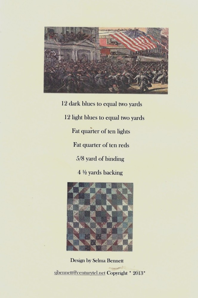 Freedom Rings Quilt Quilting Pattern by Selma Bennett