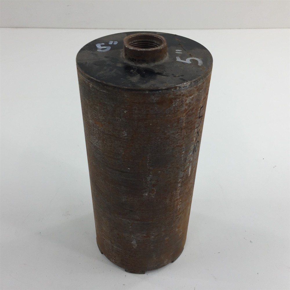 Diamond Core Drill Bit 5" Diameter 10" Long