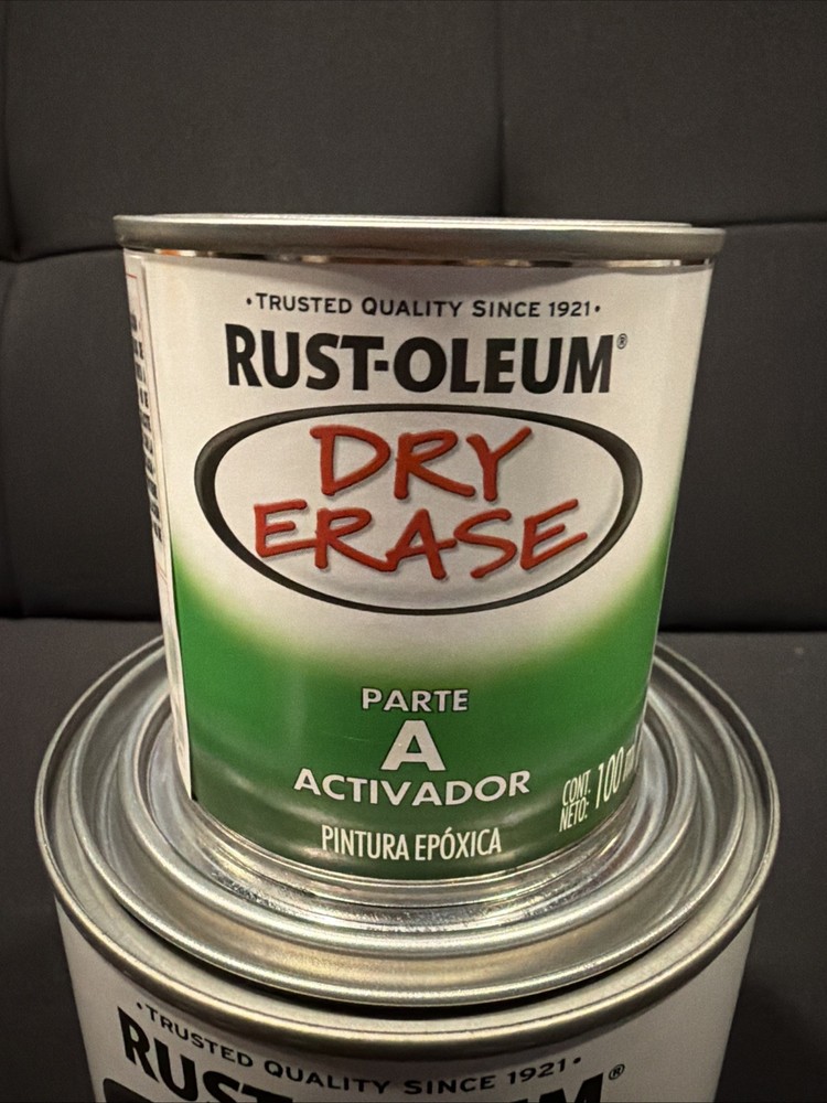 Rust Oleum Dry Erase ( Whiteboard / marker board surface)