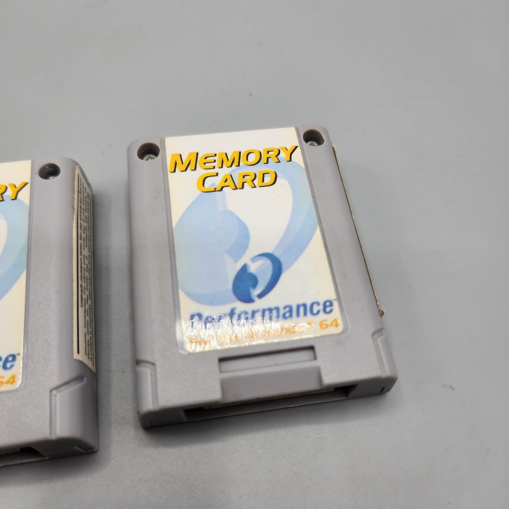 2X Memory Card Performance Brand for Nintendo 64 N64 Memory Pak / Tested
