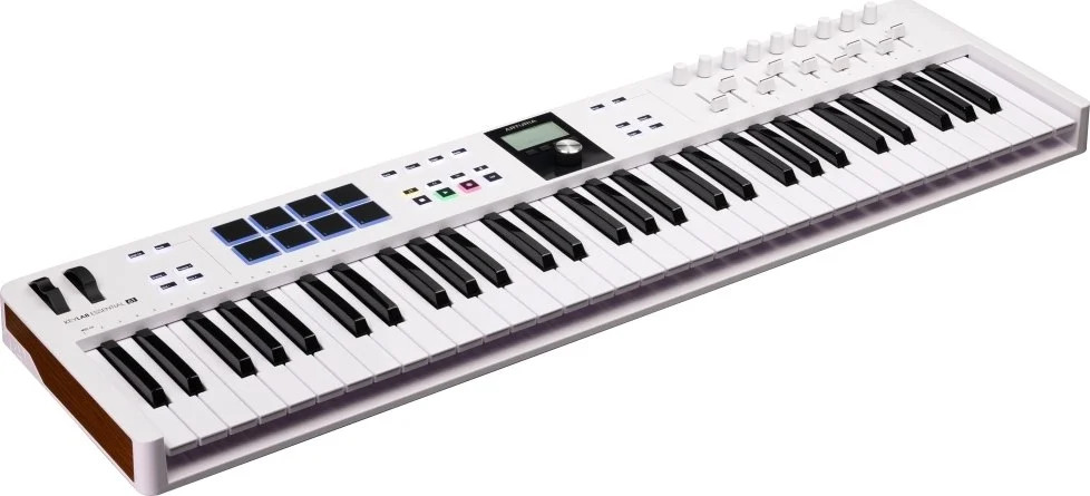 Arturia Keylab Essential Mk3 61-key Midi Controller - White