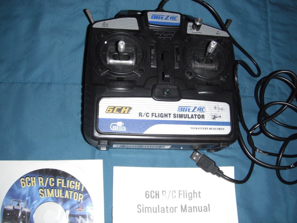 Blitz RC Works6 CH R/C Flight Simulator