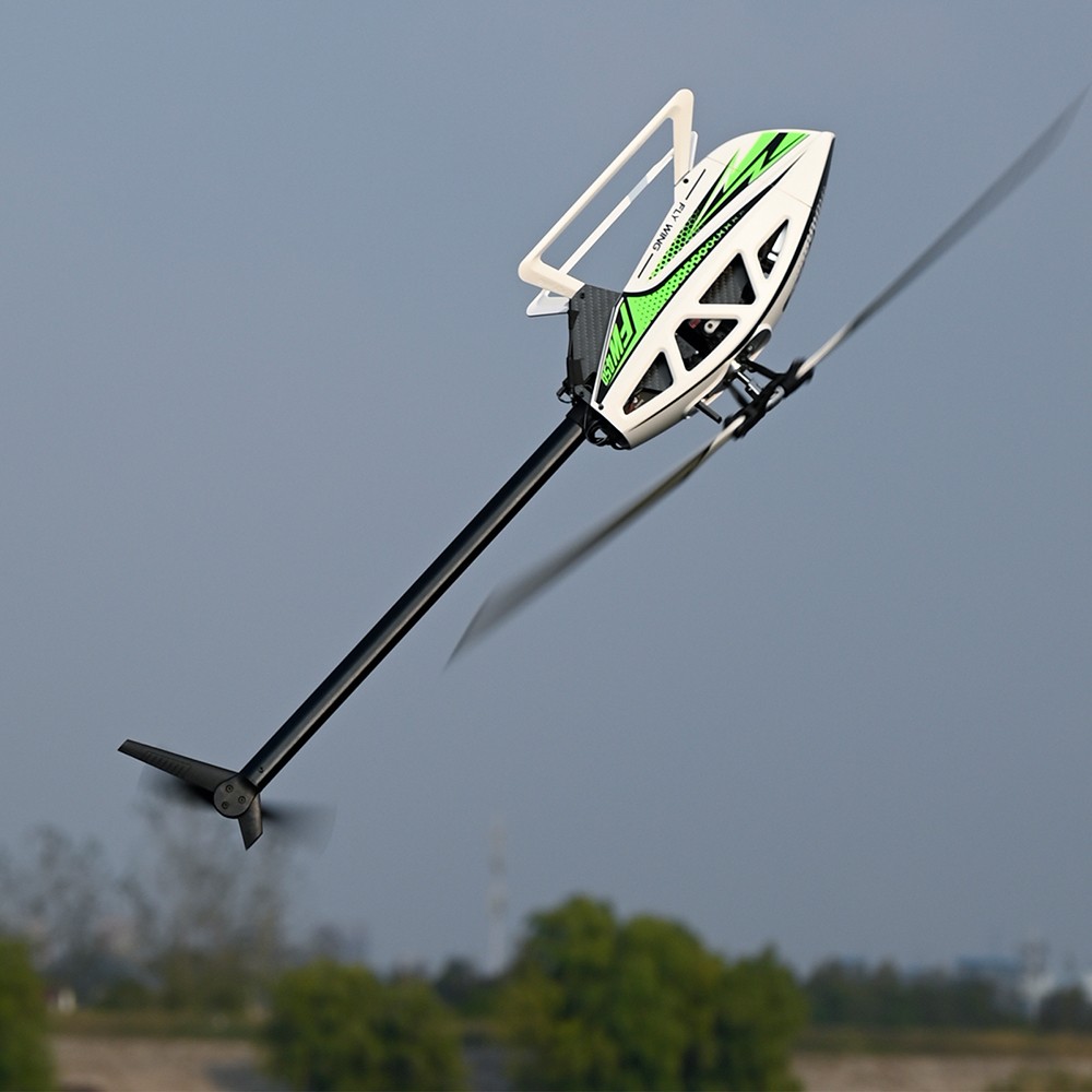 FlyWing FW450L V3 RC Helicopter ACE Flight Controller RTF 2 Battery Green