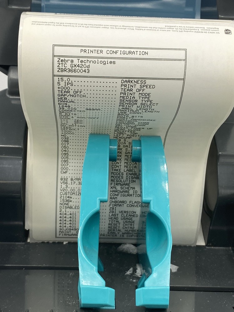Zebra GK420D Thermal Printer w USB/Parallel/Serial Free Labels & Cables REFURB