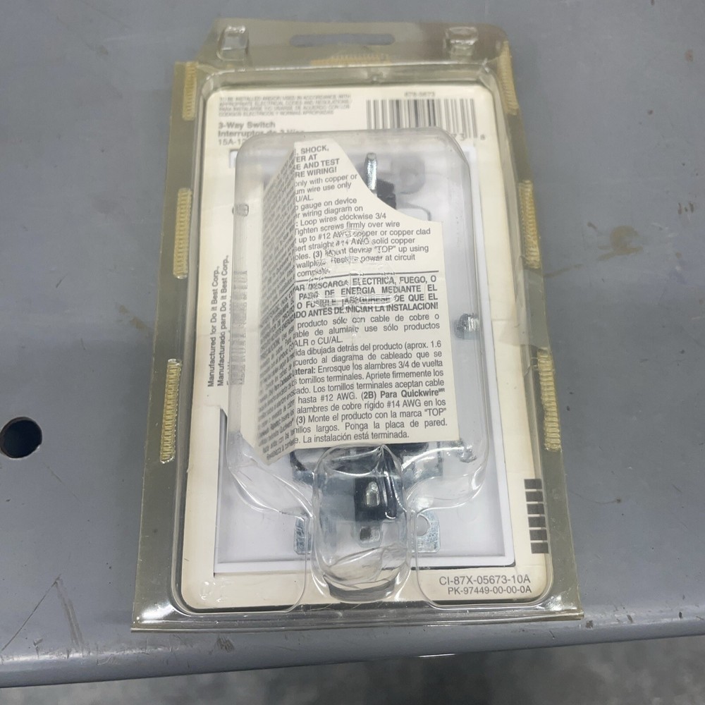 Do It Best 3-Way Switch, White 522341