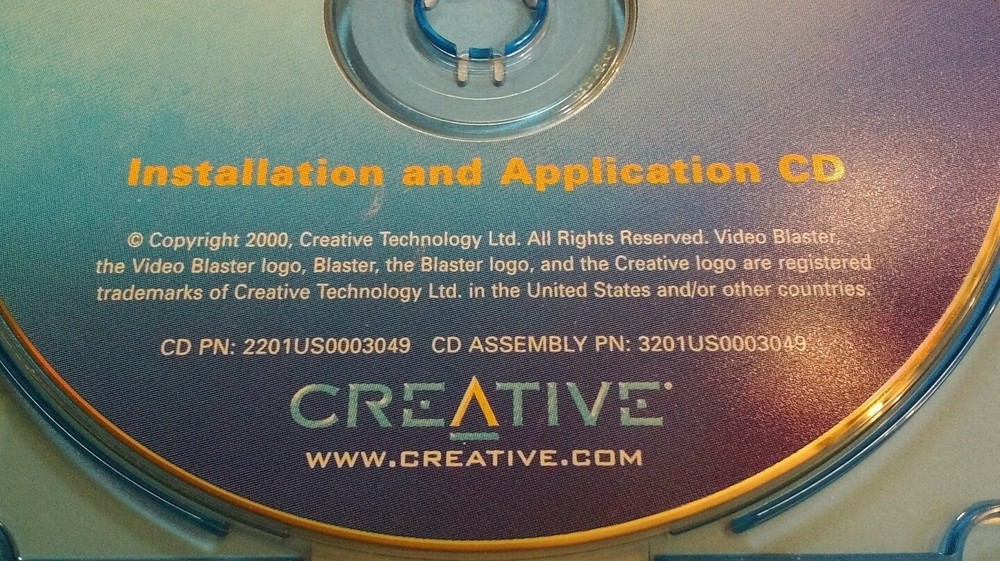 Windows 95 98 Creative Video Blaster Webcam Plus VTG 2000 RARE CD Retro Tech!