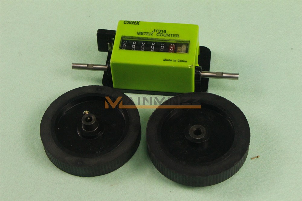 One JY316 6-Digit Mechanical Yard Counter Length Counter Rolling Wheel Decoder