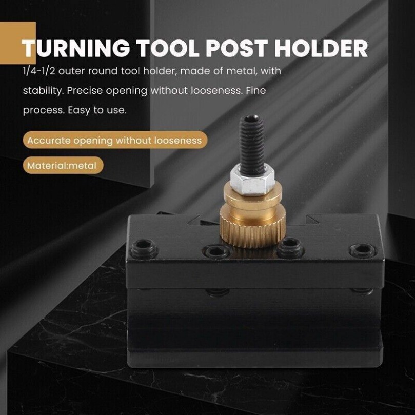 10 PCS Lathe Change Tool Post & Holders Multifid Tool Tooling Package