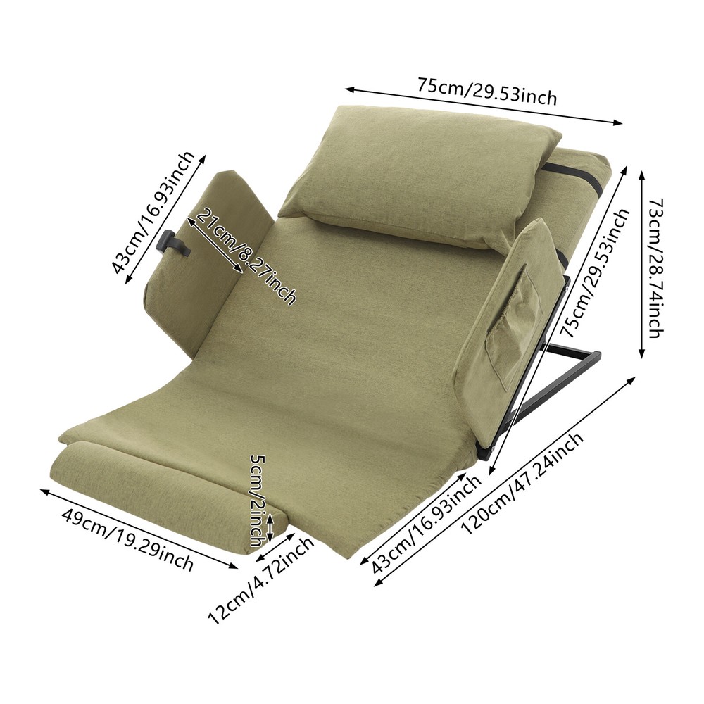 Green Electric Lifting Adjustable Bed Back Rest Electric Auxiliary Backrest