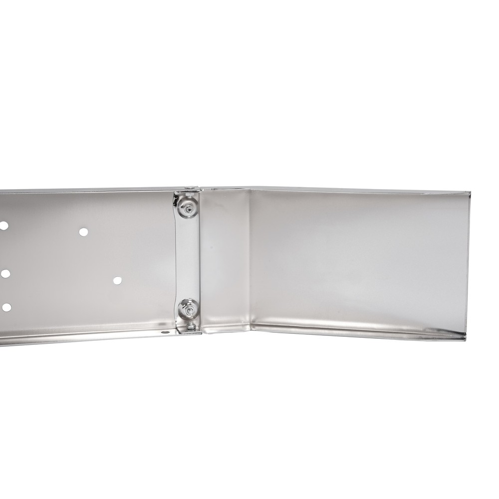 10" Chrome Front Bumper W/ Triangular Bolt Pattern For Mack RD688S/RD6900S 81-04