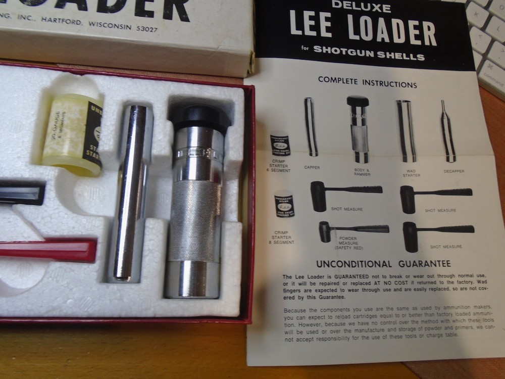 Lee DELUXE Model Loader for 20 gauge Complete Reloading Tool Shotgun