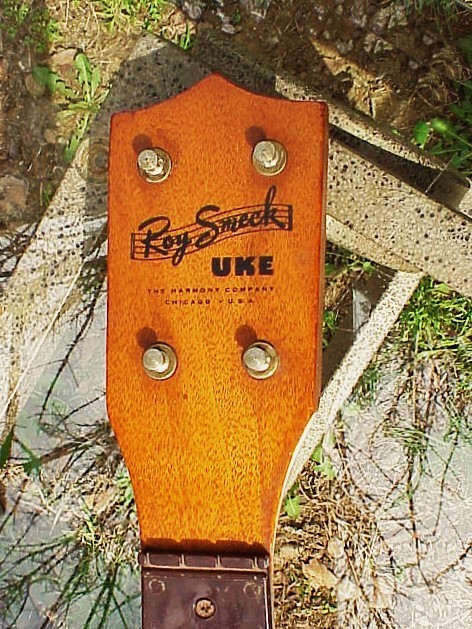 EXCELLENT! 1950s Solid Mahogany Harmony Roy Smeck Uke SOPRANO UKELELE No Strings