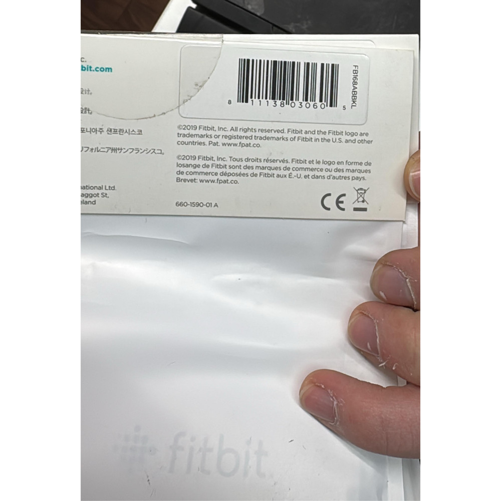 Fitbit Replacement Accessory Wristbands - Black Textured Design - 2-Pack
