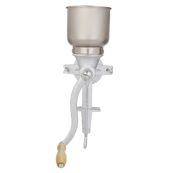 Stainless Steel Hand Cranked Grain Grinder Desktop Fixed Type
