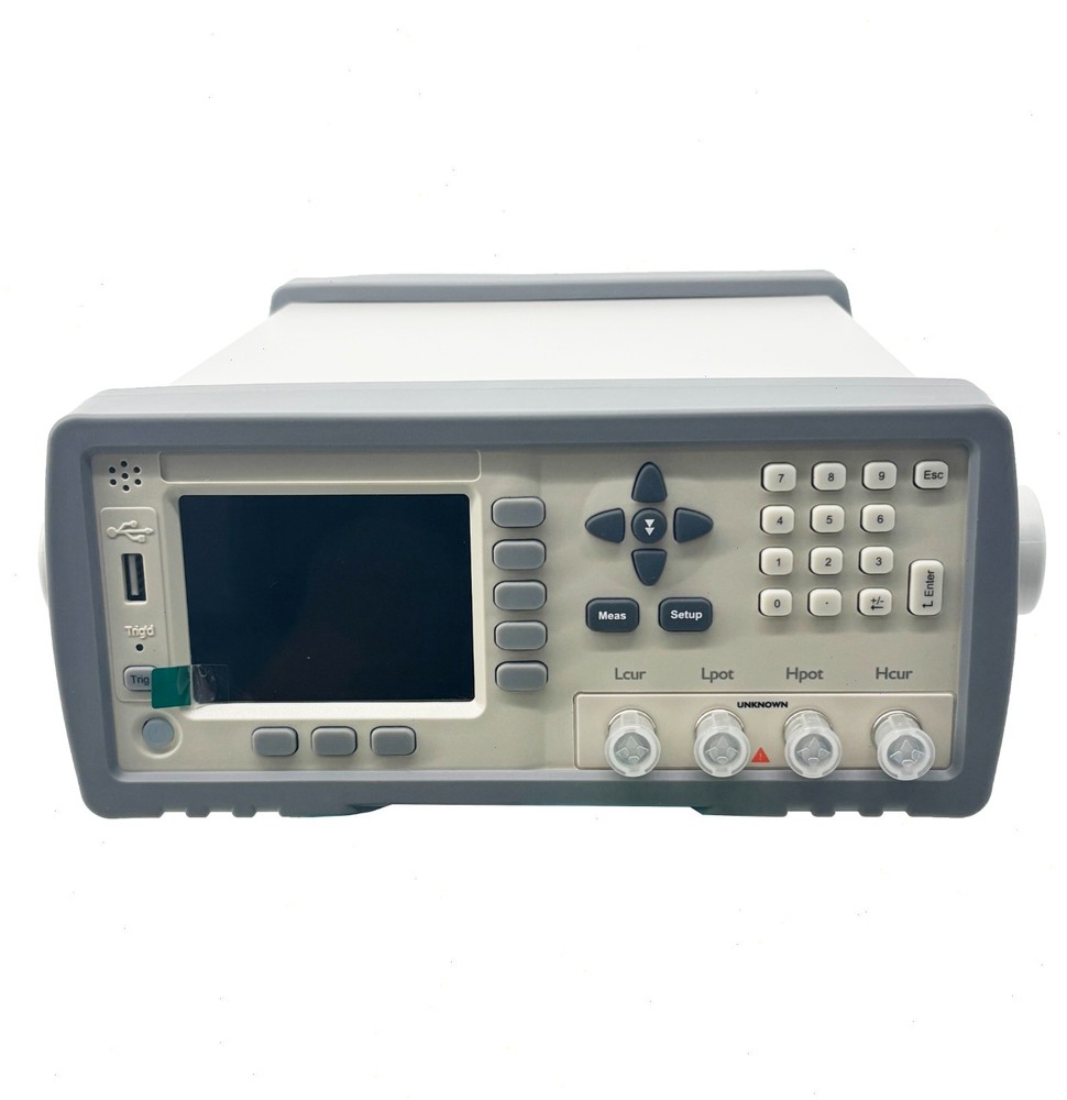 Desktop LCR Bridge with Data Logger 9999 Log Files (.csv) Protocol SCPI/Modbus