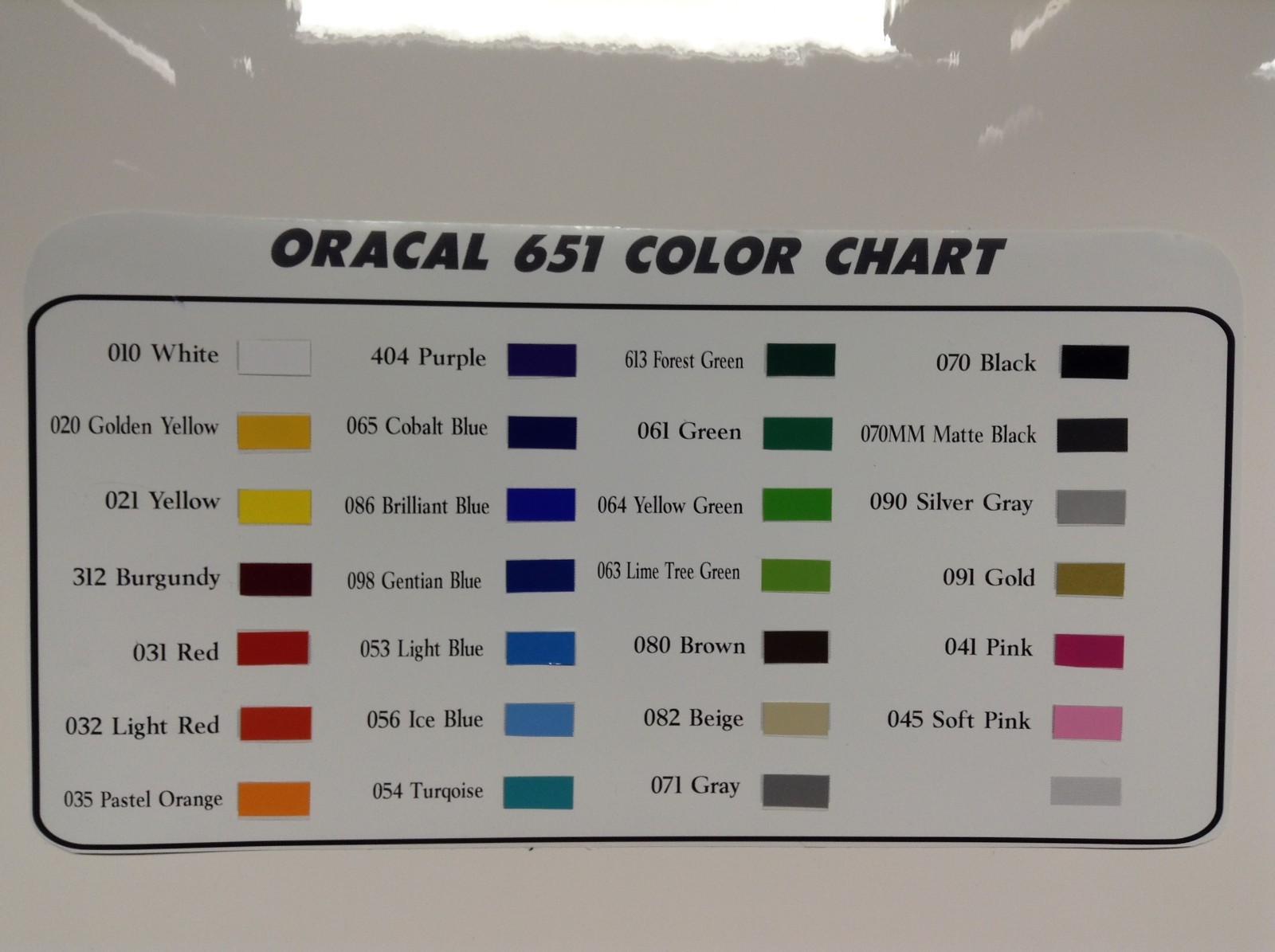 12" Oracal 651 Adhesive Vinyl (Craft hobby), 6 Rolls@ 5' Ea. by precision62