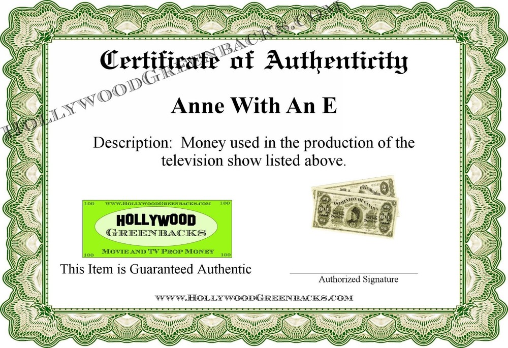 Anne with an E - Prop Bill Set
