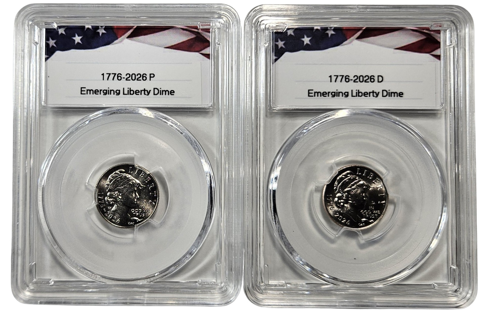 2026 P&D  Semiquincentennial Emerging Liberty Dime Set   Uncirculated