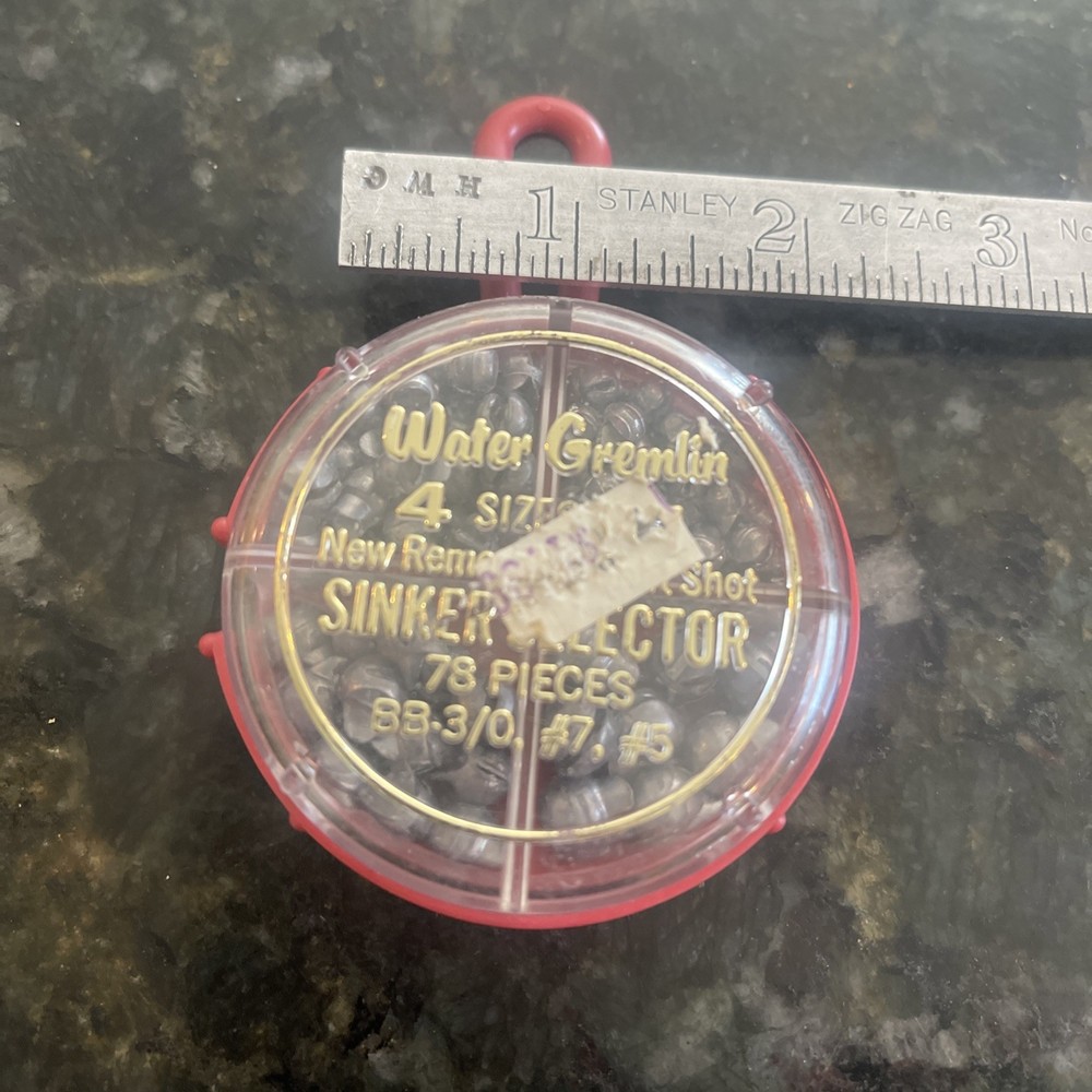 Water Gremlin Split Shot Sinker Selector plus Eagle Claw Stringer