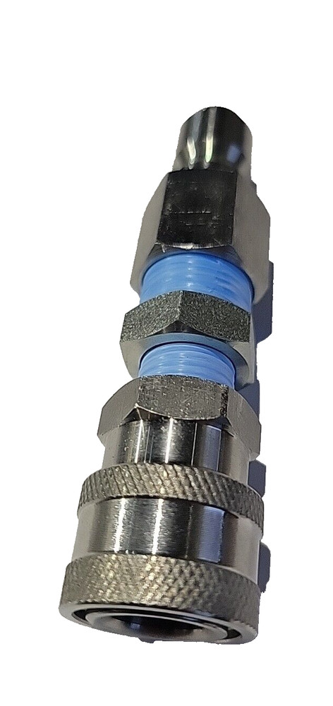 Stainless 3/8 plug x 1/4 Stainless Conversion Coupler -Pressure Washer Adapter