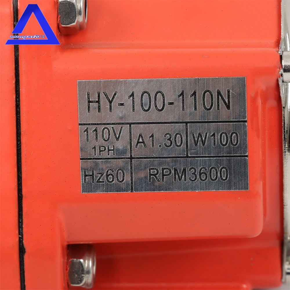 100W Concrete Vibrator Vibration Motor Single Phase Motor AC 110V 3600RPM